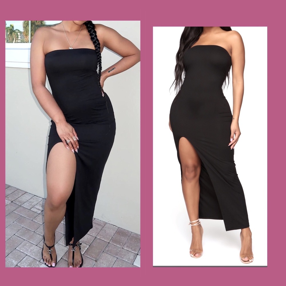 NWOT BodyCon Tube Slit Dress